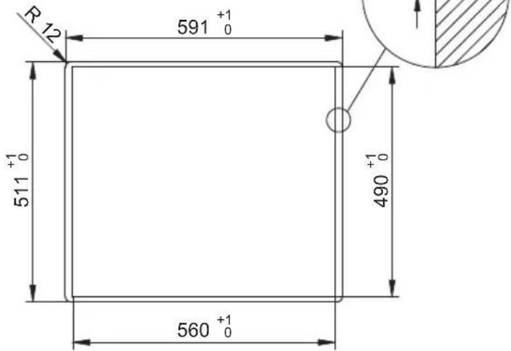 Fulgor Milano CPH 604 G X - Aufstellung (Abb. 2) - 5