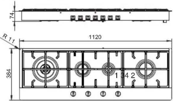Fulgor Milano CPH 604 G X - Aufstellung (Abb. 2) - 10