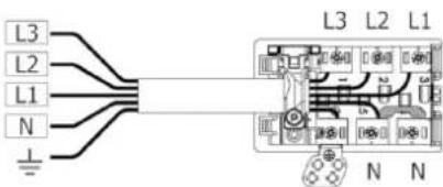 Fulgor Milano FHH 600 ID TC BK - RACCORDEMENT ÉLECTRIQUE - 3