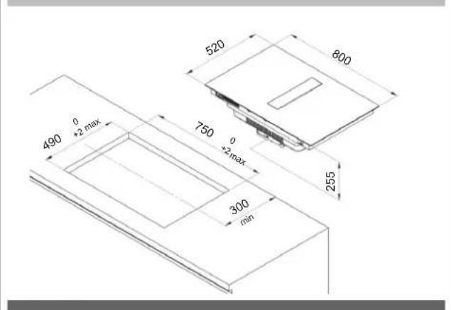 Fulgor Milano FHH 600 ID TC BK - 3.3.A INDUCTION HOB INSTALLATION - 2