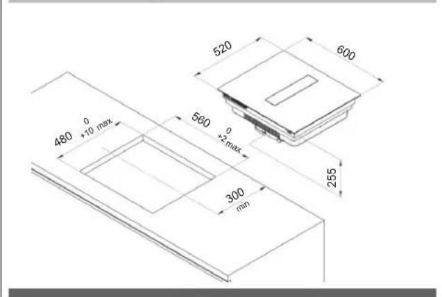 Fulgor Milano FHH 600 ID TC BK - 3.3.A INSTALACIÓN DE LA PLACA DE INDUCCIÓN - 1