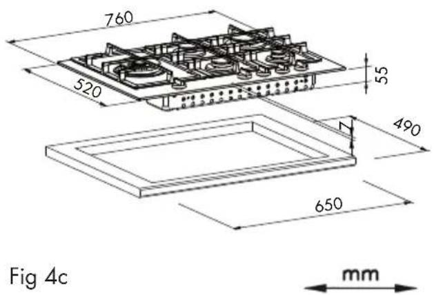 Fulgor Milano FPH 7541 G WK X - Positioning - 4