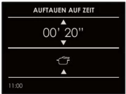 AUFTAUEN AUF ZEIT 00' 20" Time 11:00