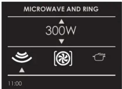 MICROWAVE AND RING 300W 11:00