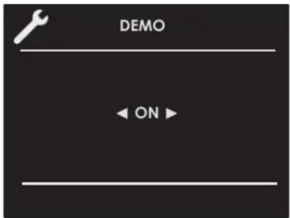 DEMO ← ON ►