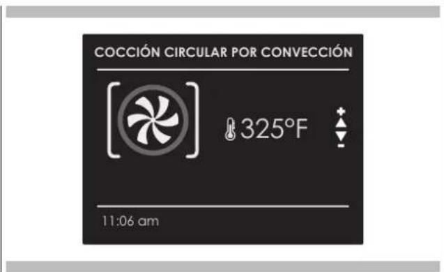 COCCIÓN CIRCULAR POR CONVECCIÓN 325°F 11:06 am