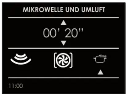 MIKROWELLE UND UMLUFT 00' 20" 11:00