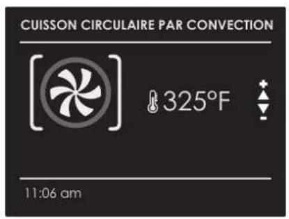 CUISSON CIRCULAIRE PAR CONVECTION 325°F 11:06 am