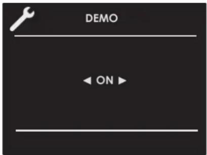 DEMO ← ON ►