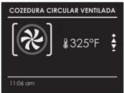 COZEDURA CIRCULAR VENTILADA 325°F 11:06 am