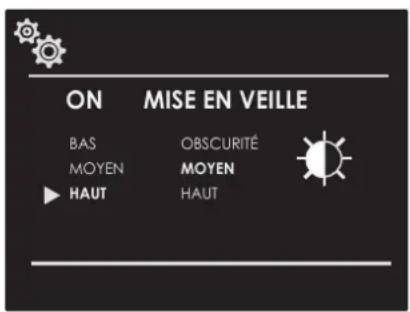 ON MISE EN VEILLE BAS OBSCURITÉ MOYEN MOYEN HAUT HAUT