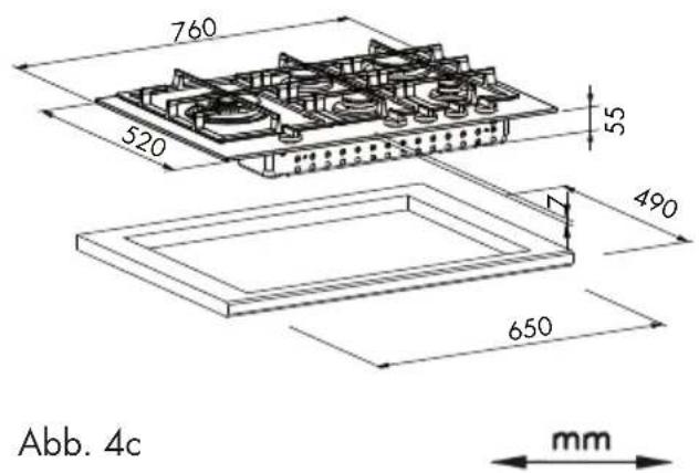 Fulgor Milano FPH 604 G WK BKG - Aufstellung - 4