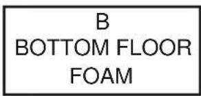 Homak Security HS30120100 - Foam Component - 1