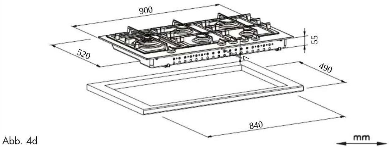 Fulgor Milano FPH 906 G WK X - Aufstellung - 5
