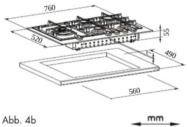 Fulgor Milano FPH 906 G WK X - Aufstellung - 3