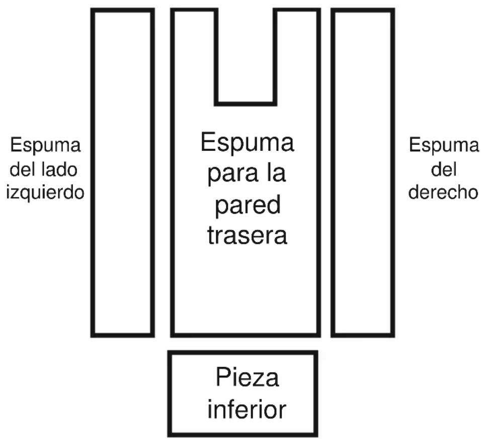 Homak Security HS30103630 - Componente de espuma - 3