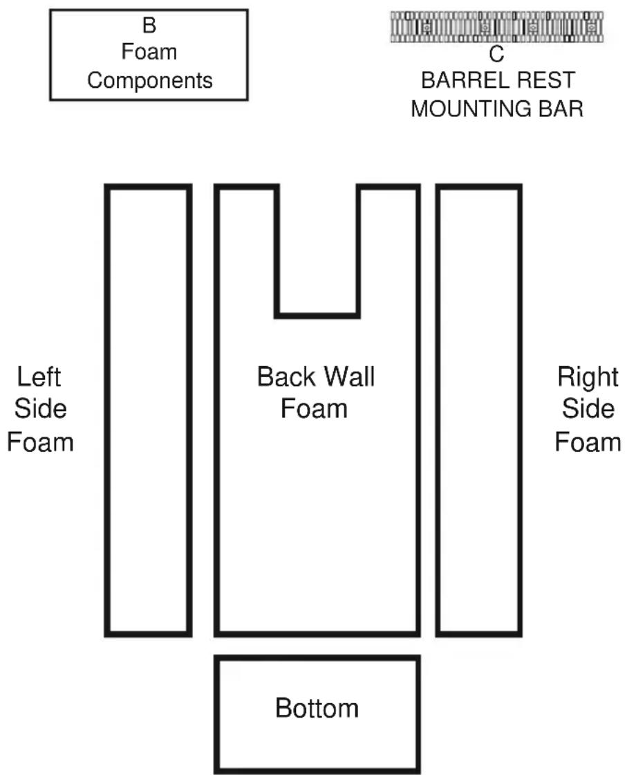 Homak Security HS30103630 - Foam Component - 1