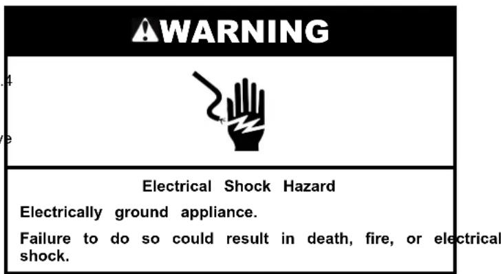 WHIRLPOOL YWFE745H0FS - Electrical Requirements - 1
