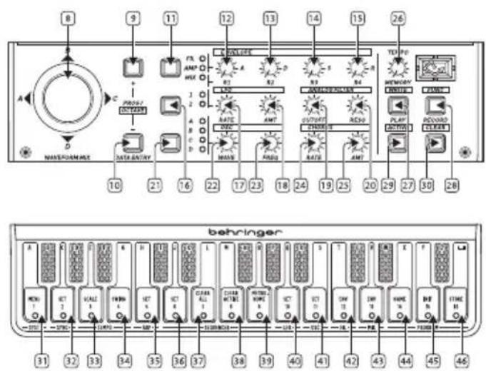 BEHRINGER PRO-VS MINI - PRO-VS MINI Réglages - 2