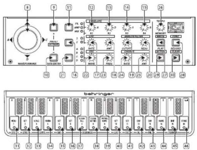 BEHRINGER PRO-VS MINI - PRO-VS MINI Controlli - 2