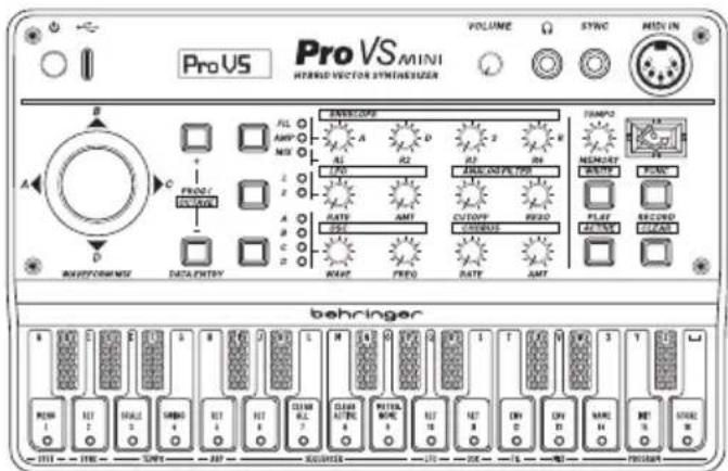BEHRINGER PRO-VS MINI - PRO-VS MINI Controles - 1