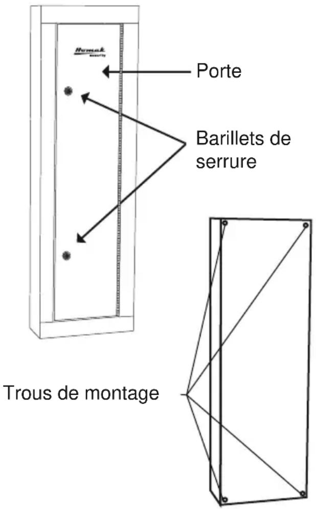 Homak Security HS30103605 - Installation du cabinet - 1