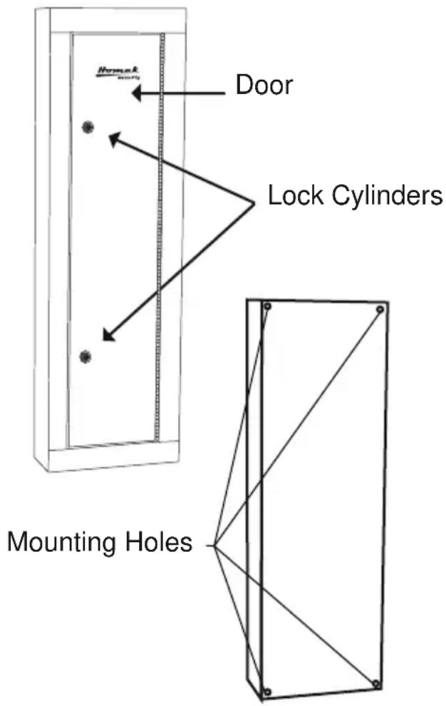 Homak Security HS30103605 - Install the cabinet - 1