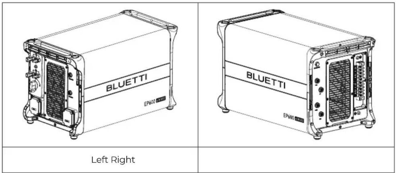 BLUETTI EP600 - Appearance instruction - 1