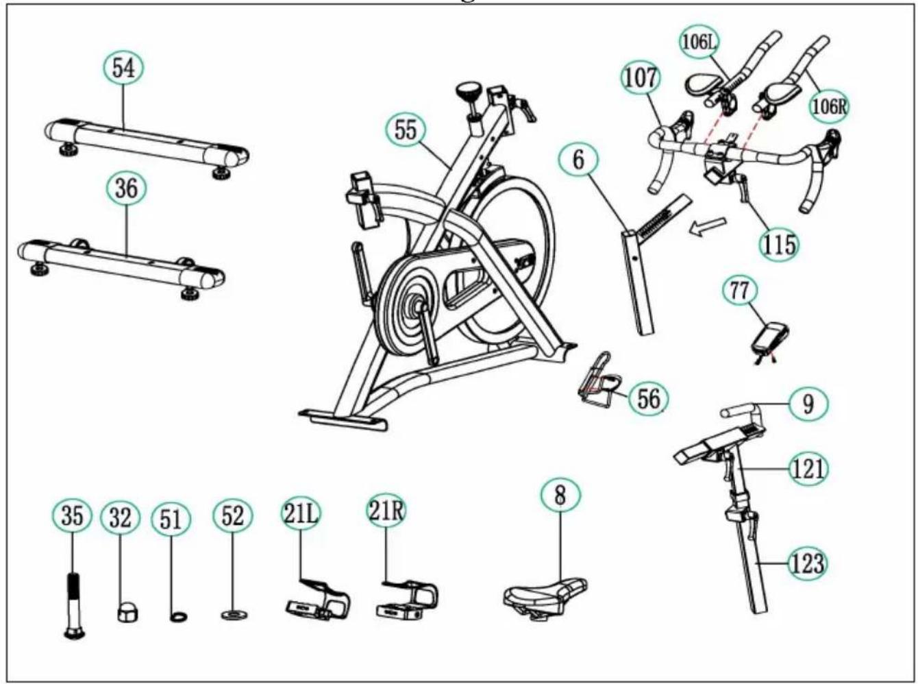 BH FITNESS SB 2.8 H9176 - 1