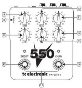 TC ELECTRONIC V550 - Réglages - 2