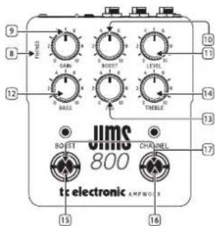 TC ELECTRONIC JIMS 800 - Réglages - 2