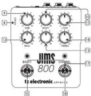 TC ELECTRONIC JIMS 800 - Controles - 2