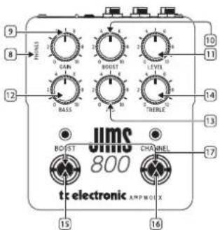 TC ELECTRONIC JIMS 800 - Bedienelemente - 2