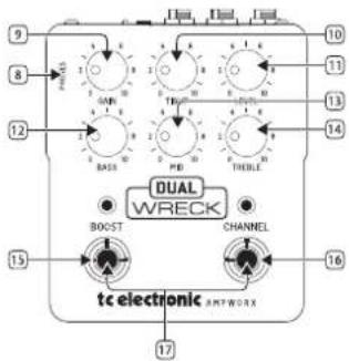 TC ELECTRONIC Dual Wreck - Controlli - 2