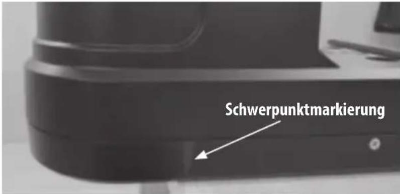 Schwerpunktmarkierung