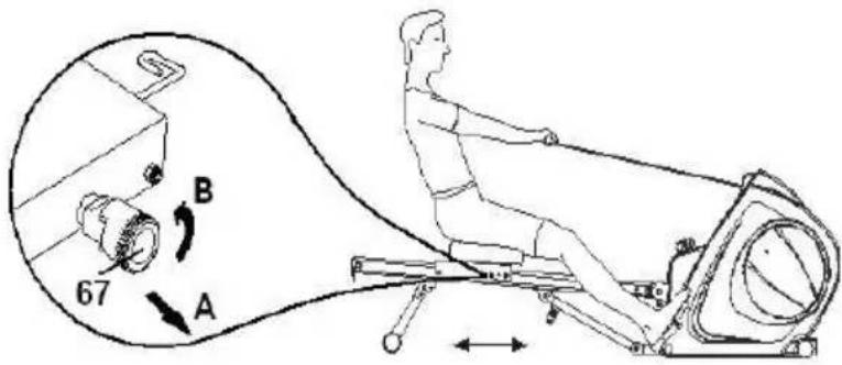BH FITNESS Vario Program R350 - SCORRIMENTO LIBERO DEL SEDILE: - 1