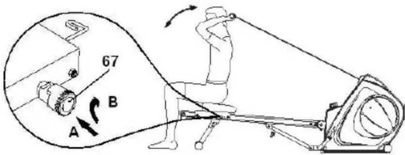 BH FITNESS Vario Program R350 - BLOQUEO DEL ASIENTO: - 1