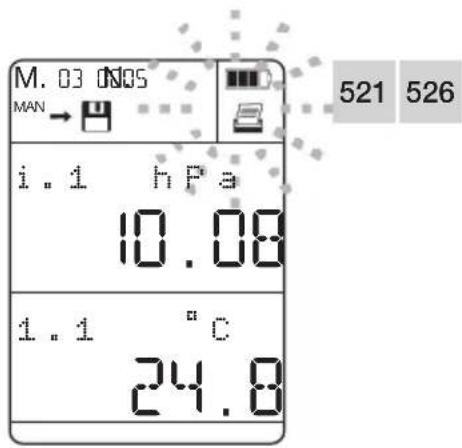 Testo 521-3 - Enregistrement des données de mesure - 4