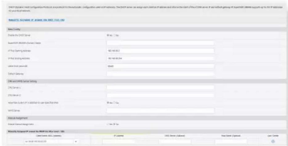ASUS ExpertWiFi EBM68 - Serveur DHCP - 1