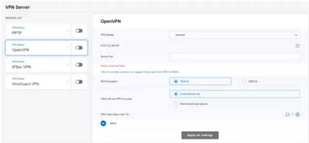 ASUS ExpertWiFi EBM68 - OpenVPN - 1