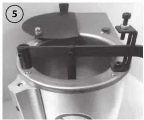 RCBS Pro Melt 2 - Ajuste del soporte del molde de bala - 5