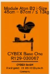 CYBEX Base One - DIFFÉRENTES UTILISATIONS DE LA BASE - 1