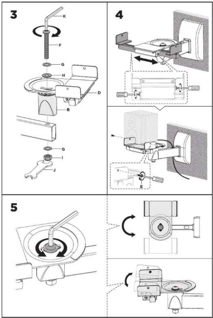 Vivolink VLMSP15 - SPEAKER WALL MOUNT - 4