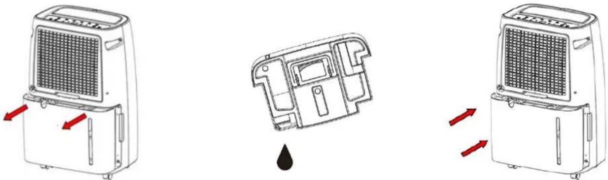 Emerio DH-122844.2 - Vaciar el depósito de agua - 1