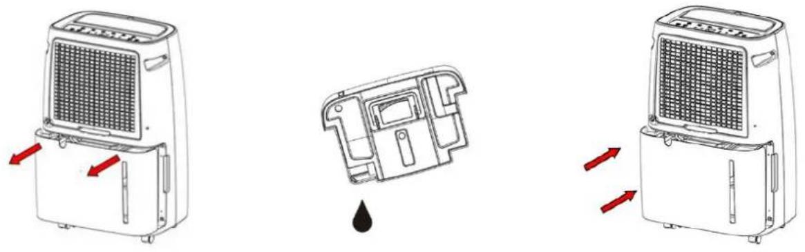 Emerio DH-122844.2 - Den Wassertank entleeren. - 1
