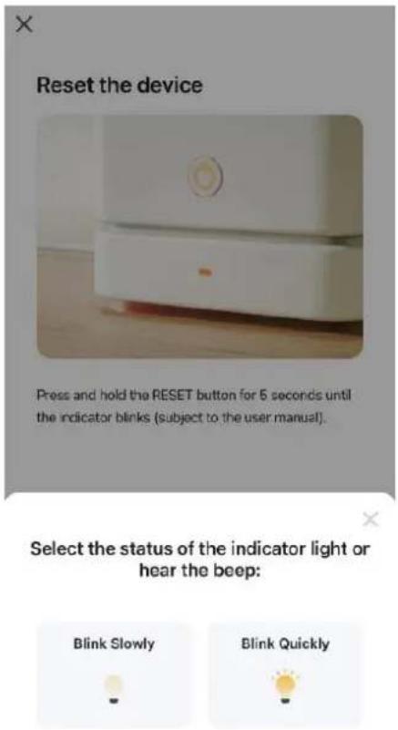 Emerio DH-128152.2 - Reset the device - 4