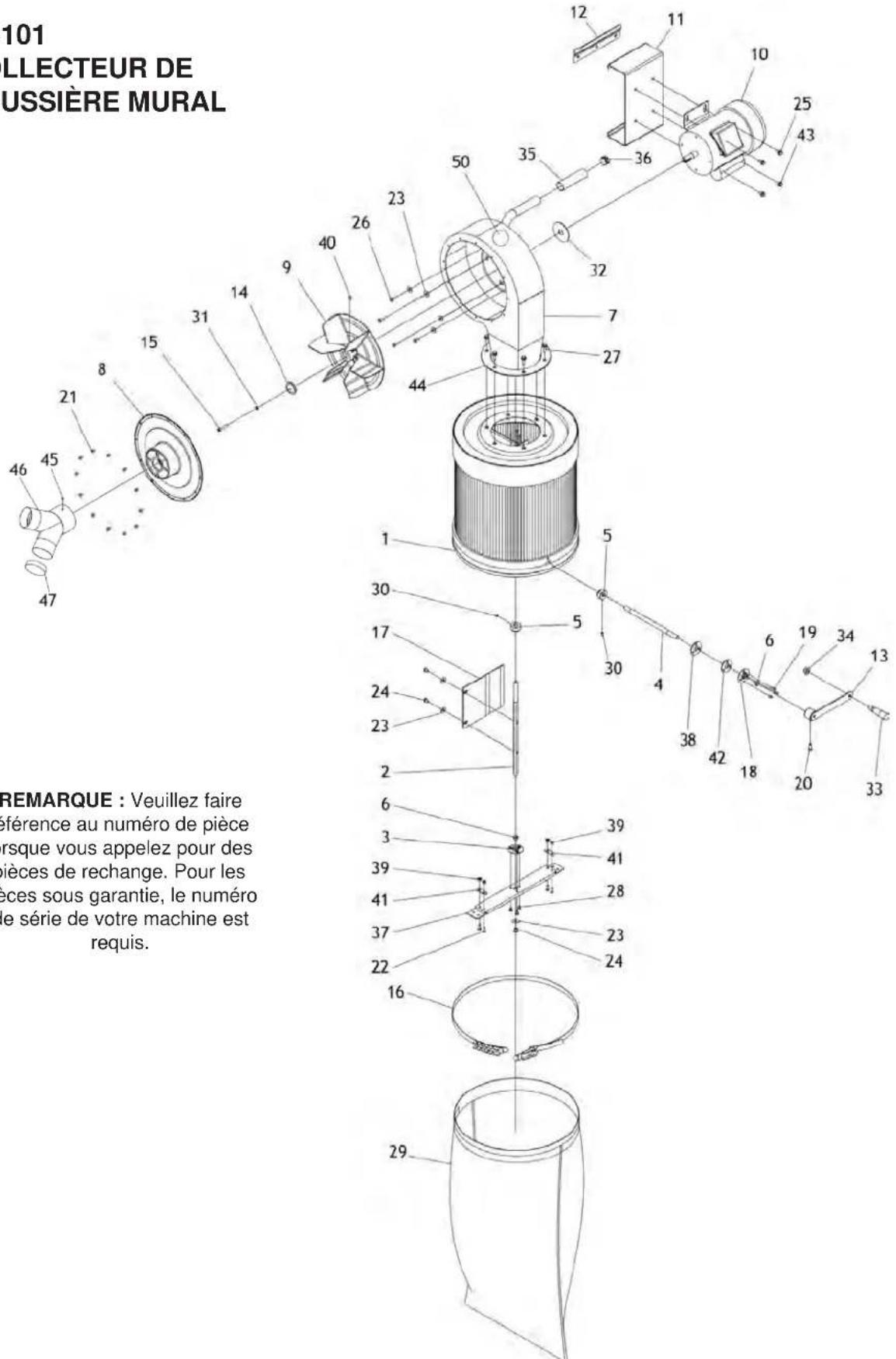 RIKON 60-101 - 60-904 SAC À POUSSIÈRE EN PLASTIQUE - PQT 5 - 1
