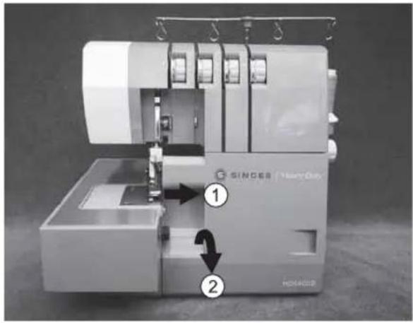 SINGER Heavy Duty HD0400S - PREPARATION PRIOR TO SEWING - 1