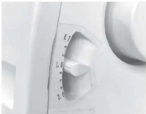 SINGER Heavy Duty HD0400S - To set the differential feed adjusting lever - 1