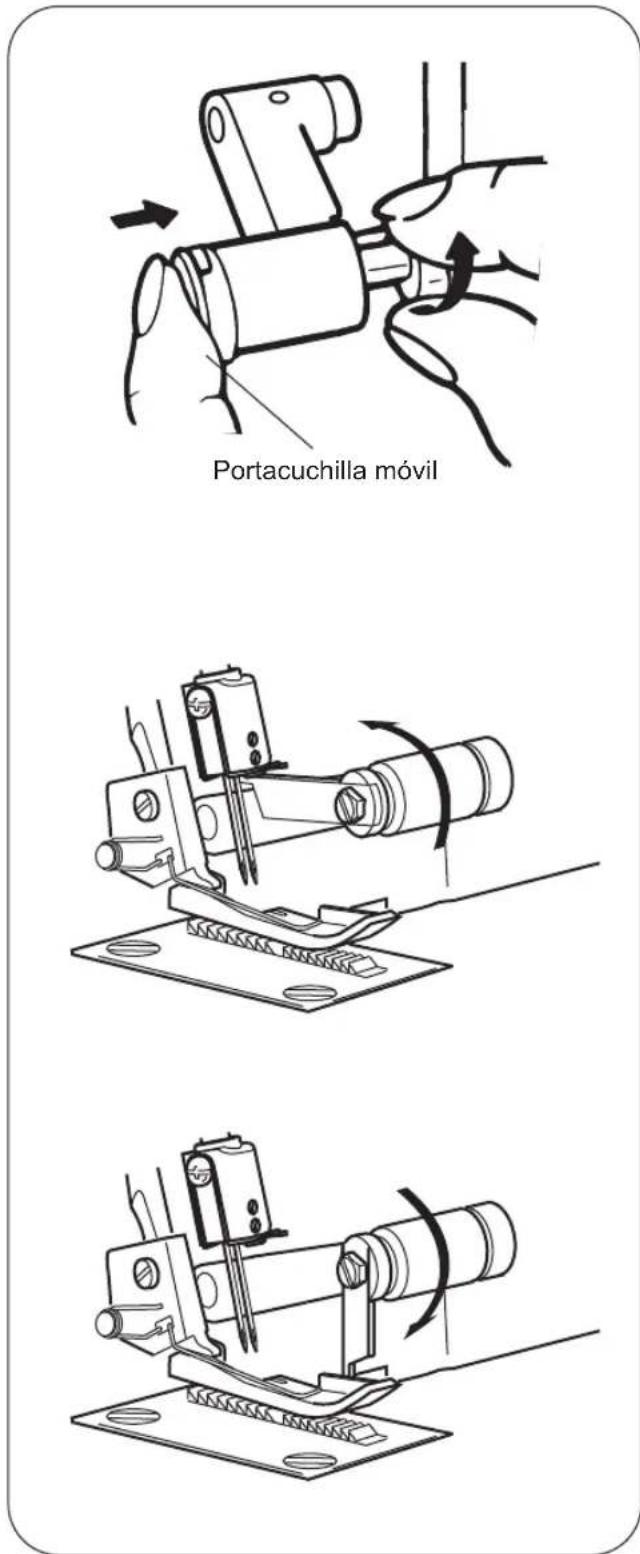 Portacuchilla móvil